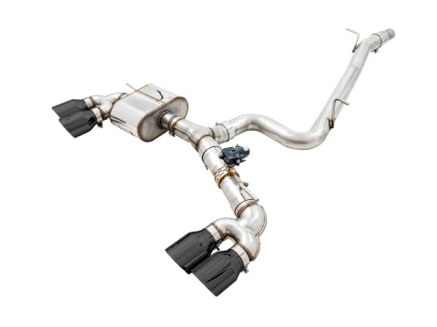 AWE Tuning MK7.5 Golf R SwitchPath Exhaust w/Diamond Black Tips 102mm thumbnail 3