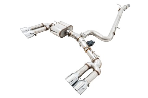 AWE Tuning Audi 8V S3 SwitchPath Exhaust w/Chrome Silver Tips 102mm thumbnail 2