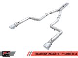 AWE Tuning 2017+ Dodge Charger 5.7L Track Edition Exhaust - Diamond Black Tips thumbnail 8