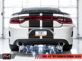 AWE Tuning 2017+ Dodge Charger 5.7L Touring Edition Exhaust - Non-Resonated - Chrome Silver Tips thumbnail 7