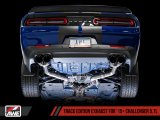 AWE Tuning 2017+ Dodge Challenger 5.7L Track Edition Exhaust - Diamond Black Quad Tips thumbnail 4