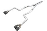 AWE Tuning 2017+ Dodge Challenger 5.7L Track Edition Exhaust - Diamond Black Quad Tips thumbnail 6