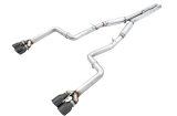 AWE Tuning 2017+ Dodge Challenger 5.7L Track Edition Exhaust - Diamond Black Quad Tips thumbnail 7