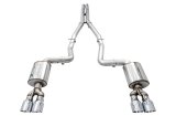 AWE Tuning 2017+ Challenger 5.7L Touring Edition Exhaust - Non-Resonated - Chrome Silver Quad Tips thumbnail 3