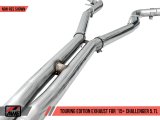 AWE Tuning 2017+ Challenger 5.7L Touring Edition Exhaust - Non-Resonated - Chrome Silver Quad Tips thumbnail 6