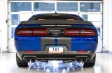 AWE Tuning 2017+ Challenger 5.7L Touring Edition Exhaust - Non-Resonated - Chrome Silver Quad Tips thumbnail 9