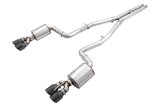 AWE Tuning 2017+ Challenger 5.7 Touring Edition Exhaust - Non-Resonated - Diamond Black Quad Tips thumbnail 3