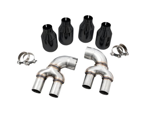 AWE Tuning 2019+ BMW M340i (G20) OE-Config-To-Quad Tip Conversion Kit - Diamond Black Tip thumbnail 1