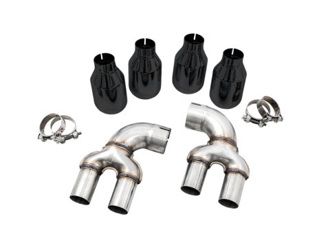 AWE Tuning 2019+ BMW M340i (G20) OE-Config-To-Quad Tip Conversion Kit - Diamond Black Tip thumbnail 2