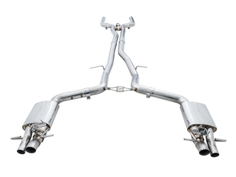 AWE Tuning 2019+ Mercedes-Benz C63 AMG Sedan (W205) SwitchPath Cat-Back Exhaust - No Tips thumbnail 6