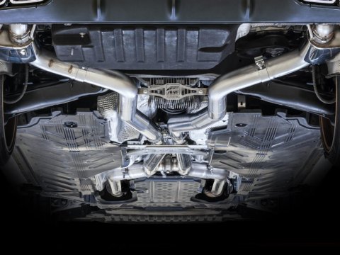 AWE Tuning 2019+ Mercedes-Benz C63 AMG Coupe (W205) SwitchPath Cat-Back Exhaust - No Tips thumbnail 2