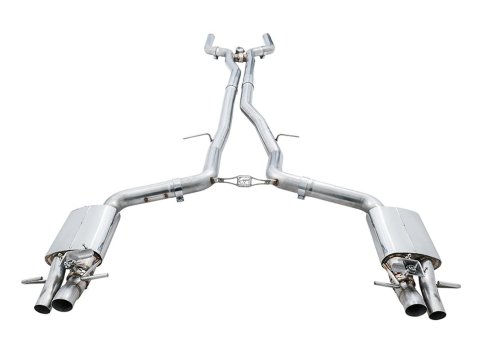 AWE Tuning 2019+ Mercedes-Benz C63 AMG Coupe (W205) SwitchPath Cat-Back Exhaust - No Tips thumbnail 5