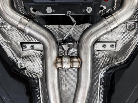 AWE Tuning 2019+ Mercedes-Benz C63/S AMG Coupe (W205) Track Edition Exhaust - No Tips thumbnail 1
