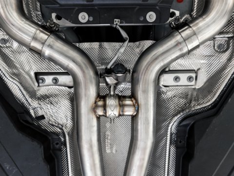 AWE Tuning 2019+ Mercedes-Benz C63/S AMG Coupe (W205) Track Edition Exhaust - No Tips thumbnail 6