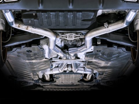 AWE Tuning 2019+ Mercedes-Benz C63/S AMG Coupe (W205) Track Edition Exhaust - No Tips thumbnail 7