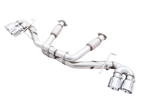 AWE Tuning 2020 Chevrolet Corvette (C8) Track Edition Exhaust - Quad Chrome Silver Tips thumbnail 3