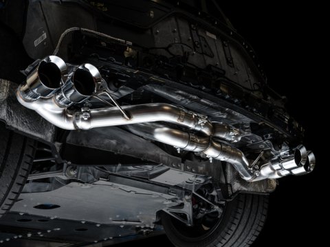AWE Tuning 2020 Chevrolet Corvette (C8) Track Edition Exhaust - Quad Chrome Silver Tips thumbnail 5