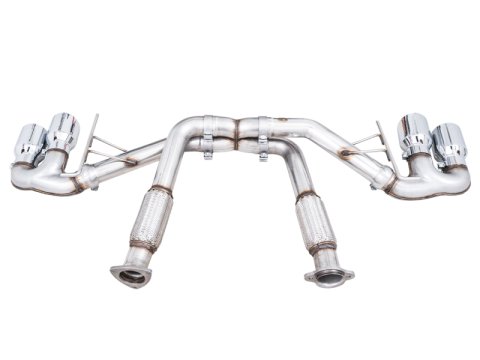 AWE Tuning 2020 Chevrolet Corvette (C8) Track Edition Exhaust - Quad Chrome Silver Tips thumbnail 8