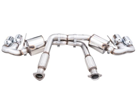 AWE Tuning 2020 Chevrolet Corvette (C8) Touring Edition Exhaust - Quad Chrome Silver Tips thumbnail 5