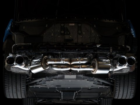 AWE Tuning 2020 Chevrolet Corvette (C8) Touring Edition Exhaust - Quad Chrome Silver Tips thumbnail 9