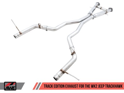 AWE Tuning 2020 Jeep Grand Cherokee SRT/Trackhawk Track Edition Exhaust - Use w/Stock Tips thumbnail 1
