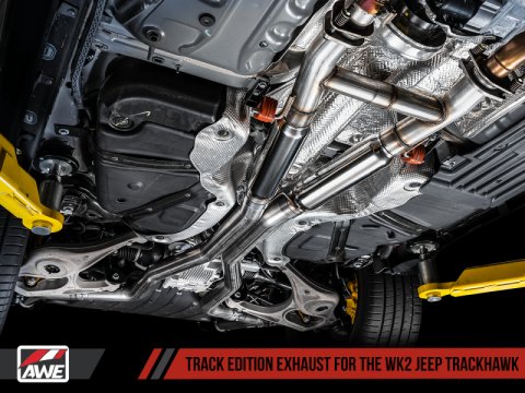 AWE Tuning 2020 Jeep Grand Cherokee SRT/Trackhawk Track Edition Exhaust - Use w/Stock Tips thumbnail 5