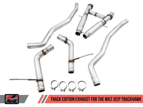 AWE Tuning 2020 Jeep Grand Cherokee SRT/Trackhawk Track Edition Exhaust - Use w/Stock Tips thumbnail 8