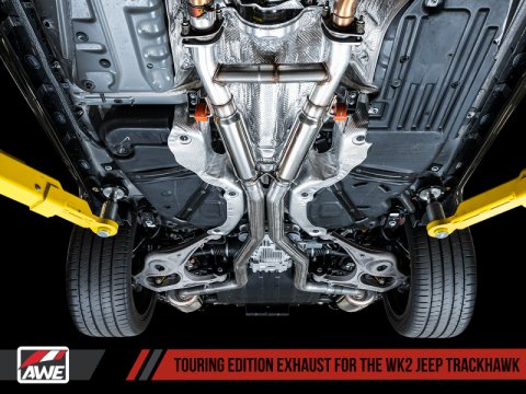 AWE Tuning 2020 Jeep Grand Cherokee SRT/Trackhawk Touring Edition Exhaust - Use w/Stock Tips thumbnail 6