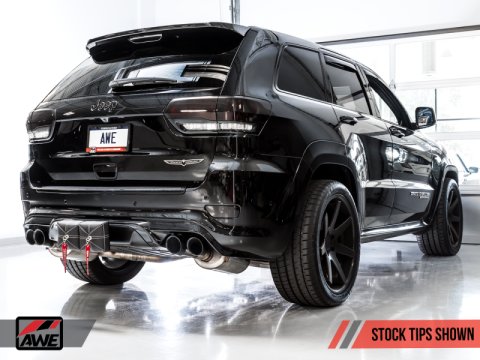 AWE Tuning 2020 Jeep Grand Cherokee SRT/Trackhawk Touring Edition Exhaust - Use w/Stock Tips thumbnail 8