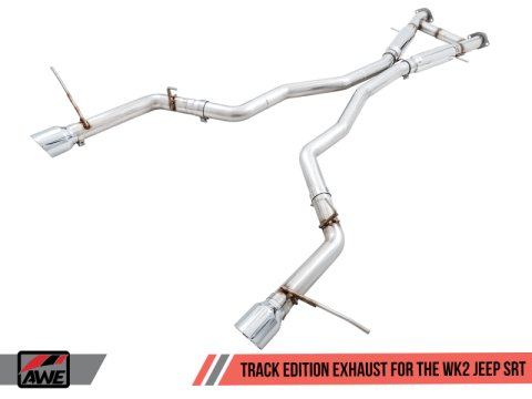 AWE Tuning 2020 Jeep Grand Cherokee SRT Track Edition Exhaust - Chrome Silver Tips thumbnail 1