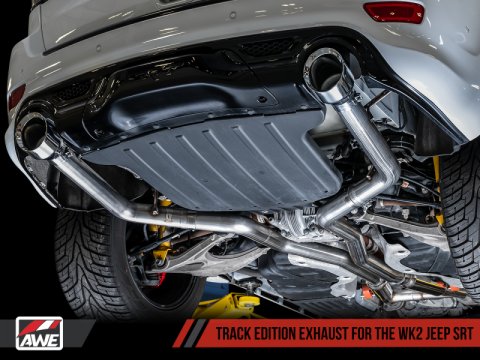 AWE Tuning 2020 Jeep Grand Cherokee SRT Track Edition Exhaust - Chrome Silver Tips thumbnail 5