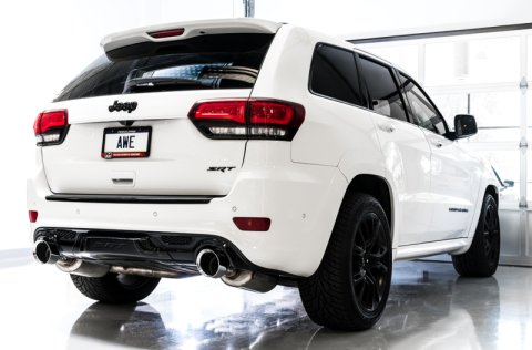 AWE Tuning 2020 Jeep Grand Cherokee SRT Track Edition Exhaust - Diamond Black Tips thumbnail 8