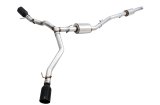 AWE Tuning 20-21 Jeep Gladiator JT 3.6L Tread Edition Cat-Back Dual Exhaust - Diamond Black Tip thumbnail 2