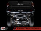 AWE Tuning 20-21 Jeep Gladiator JT 3.6L Tread Edition Cat-Back Dual Exhaust - Diamond Black Tip thumbnail 6