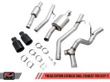 AWE Tuning 20-21 Jeep Gladiator JT 3.6L Tread Edition Cat-Back Dual Exhaust - Diamond Black Tip thumbnail 7