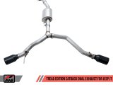 AWE Tuning 20-21 Jeep Gladiator JT 3.6L Tread Edition Cat-Back Dual Exhaust - Diamond Black Tip thumbnail 9