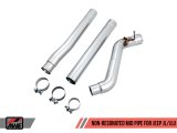 AWE Tuning 2018+ Jeep Wrangler JL/JLU 3.6L Non-Resonated Mid Pipe thumbnail 4