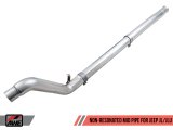 AWE Tuning 2018+ Jeep Wrangler JL/JLU 3.6L Non-Resonated Mid Pipe thumbnail 8