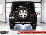 AWE Tuning 07-18 Jeep Wrangler JK/JKU 3.6L Tread Edition Axle-Back Dual Exhaust - Chrome Silver Tips thumbnail 5