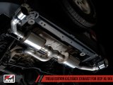AWE Tuning 07-18 Jeep Wrangler JK/JKU 3.6L Tread Edition Axle-Back Dual Exhaust - Chrome Silver Tips thumbnail 7