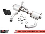 AWE Tuning 07-18 Jeep Wrangler JK/JKU 3.6L Tread Edition Axle-Back Dual Exhaust - Diamond Black Tips thumbnail 7