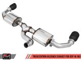 AWE Tuning 07-18 Jeep Wrangler JK/JKU 3.6L Tread Edition Axle-Back Dual Exhaust - Diamond Black Tips thumbnail 8