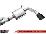 AWE Tuning 07-18 Jeep Wrangler JK/JKU 3.6L Tread Edition Axle-Back Dual Exhaust - Diamond Black Tips thumbnail 9