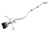 AWE Tuning 2017+ Honda Civic Type R Touring Edition Exhaust w/Front & Mid Pipe - Diamond Blk Tips thumbnail 2