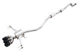 AWE Tuning 2017+ Honda Civic Type R Touring Edition Exhaust w/Front & Mid Pipe - Diamond Blk Tips thumbnail 4