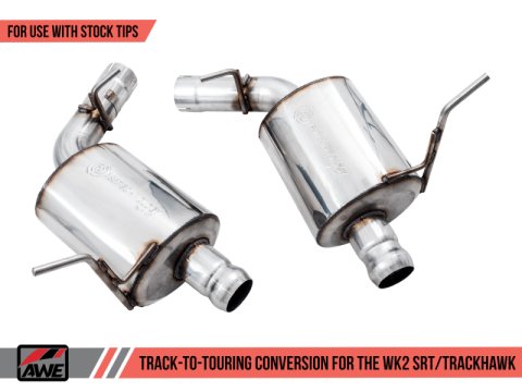 AWE Tuning 2020 Jeep Grand Cherokee SRT/Trackhawk Track-to-Touring Conversion Kit (Use w/Stock Tips) thumbnail 5