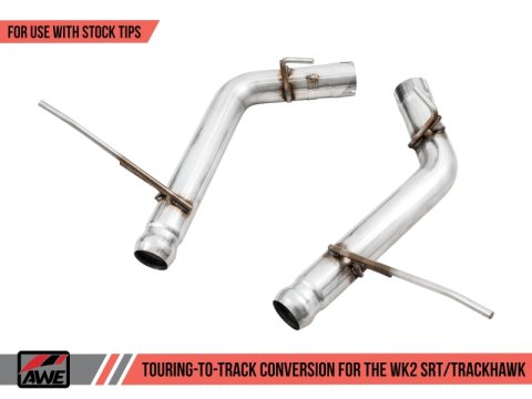AWE Tuning 2020 Jeep Grand Cherokee SRT/Trackhawk Touring-to-Track Conversion Kit (Use w/Stock Tips) thumbnail 1