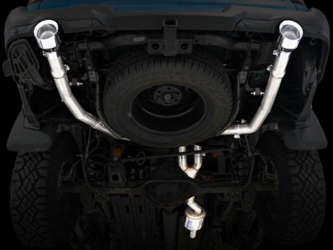 AWE Tuning 09-18 RAM 1500 5.7L (w/Cutouts) 0FG Dual Rear Exit Cat-Back Exhaust - Chrome Silver Tips thumbnail 4