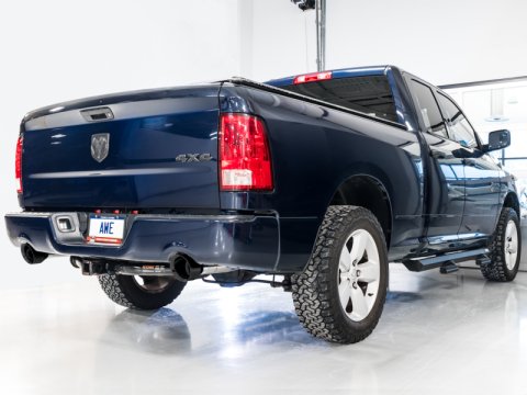 AWE Tuning 09-18 RAM 1500 5.7L (w/Cutouts) 0FG Dual Rear Exit Cat-Back Exhaust - Diamond Black Tips thumbnail 9