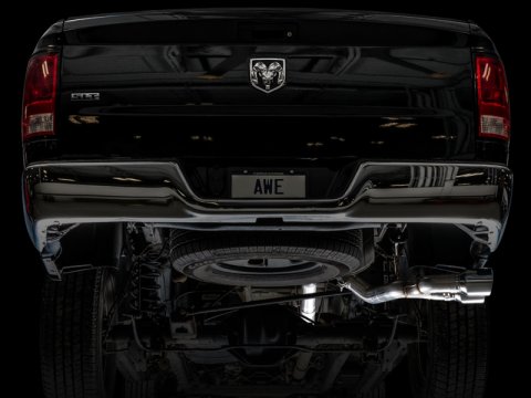 AWE Tuning 09-18 RAM 1500 5.7L (w/o Cutouts) 0FG Single Side Exit Cat-Back Exhaust - Chrome Tips thumbnail 8